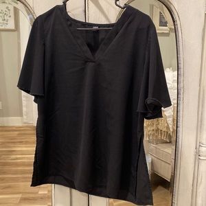 Loose V-Neck T-shirt